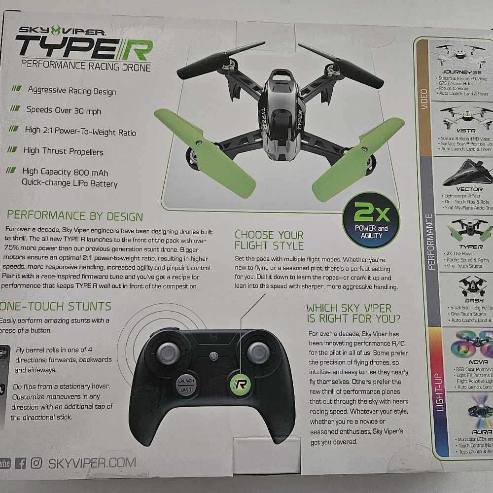 Sky Viper Type R Performance Racing Drone - Picture 3 of 4